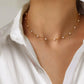 Collier Élégant en Petites Perles d'Or