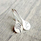 Boucles d'oreilles feuille de pissenlit en argent 925